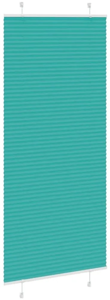 pliszírozott redőny Benzinzöld 95x200 cm szövetszélesség