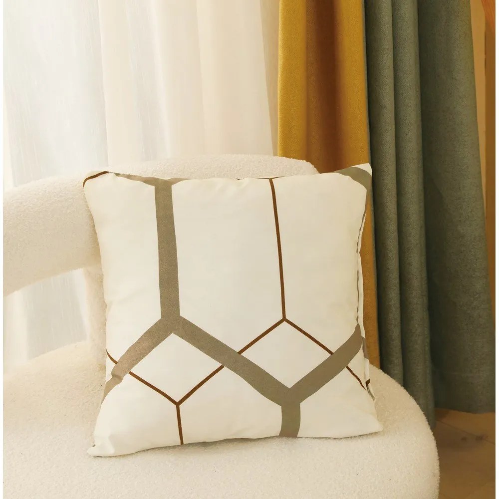 Krémszínű egyszemélyes hatrészes mikroszatén ágyneműhuzat 140x200 cm Carter – My House