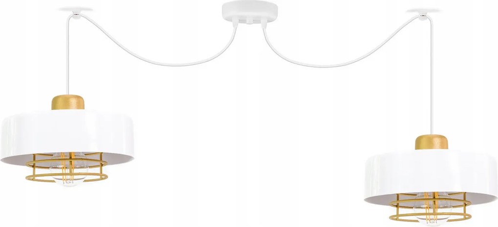 Csillár Függőlámpa Pók Loft 2 Mennyezeti Led állítható nappali