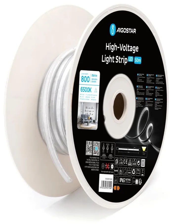 Aigostar B.V. Aigostar - LED szalag 50m LED/400W/230V 6500K IP65 AI0933