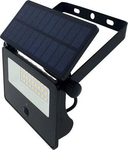 LED napelemes kültéri reflektor érzékelővel LED/5W/3,7V 4200K IP44