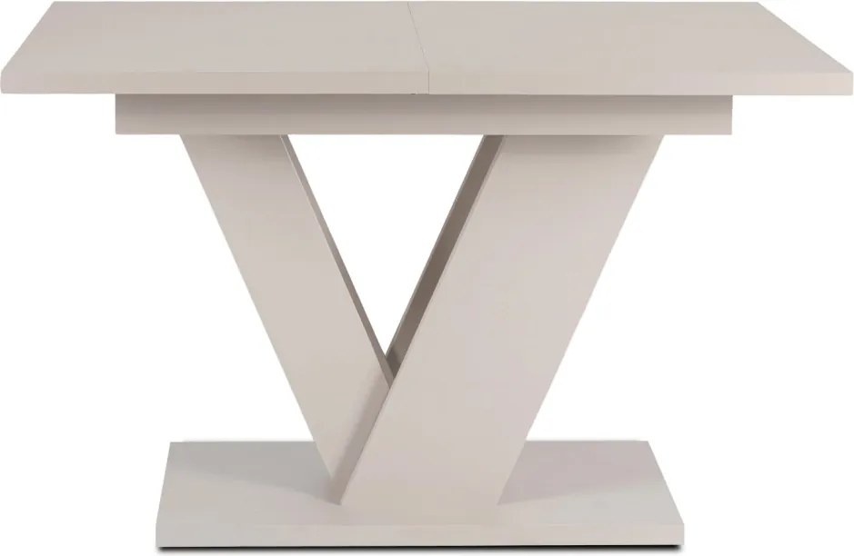Modern bővíthető étkezőasztal CLARK 120–160 cm kasmír