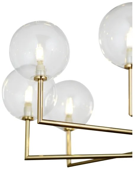 Jupiter 1976 - Csillár rúdon FEME 10xG9/10W/230V arany