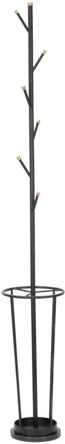 Éhség/esernyőtartó glam fekete ø 26x176cm