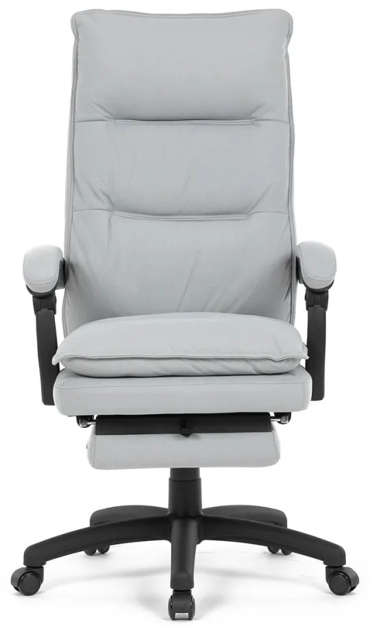 Scaun pivotant de birou cu suport pentru picioare Silver Grey KA-Y350