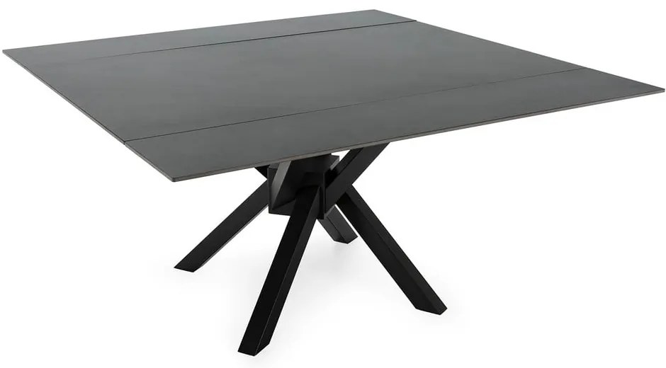 Bővíthető étkezőasztal kő asztallappal, hosszabbító asztallappal 90x150 cm Arlene – Marckeric