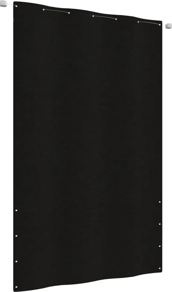 vidaXL fekete oxford-szövet erkélyparaván 140 x 240 cm