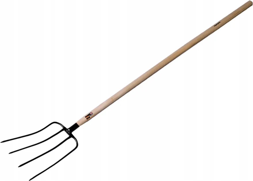 Gazdasági Villa Hosszú 4 Fogú, Egyenes Nyéllel 155 CM .