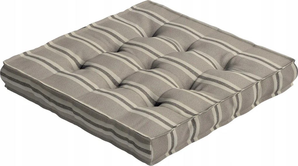 Kuba székpárna 40x6 bézs-barna csíkos