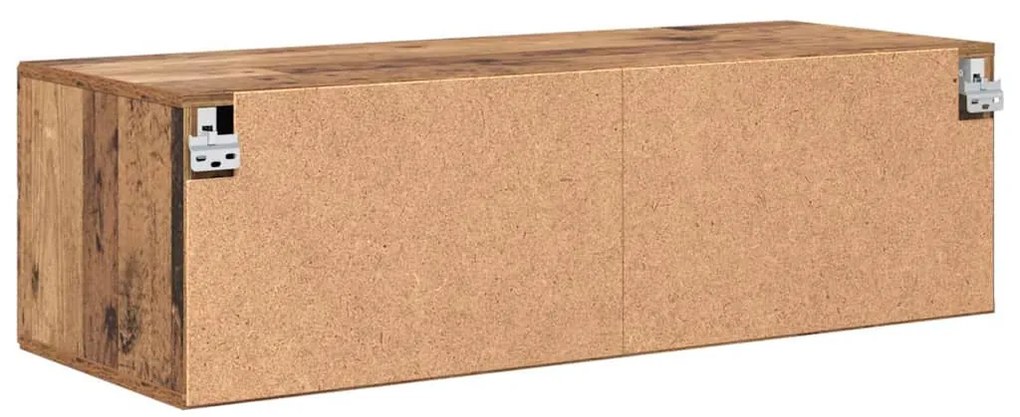 TV szekrény fiókkal Régi fa 100.5 x 39 x 30 cm Faanyag