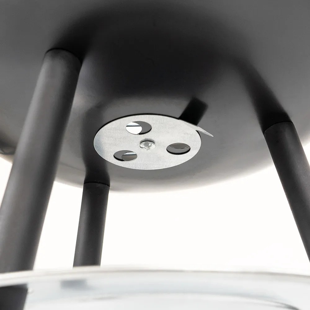 Faszenes kerti gömb grillsütő