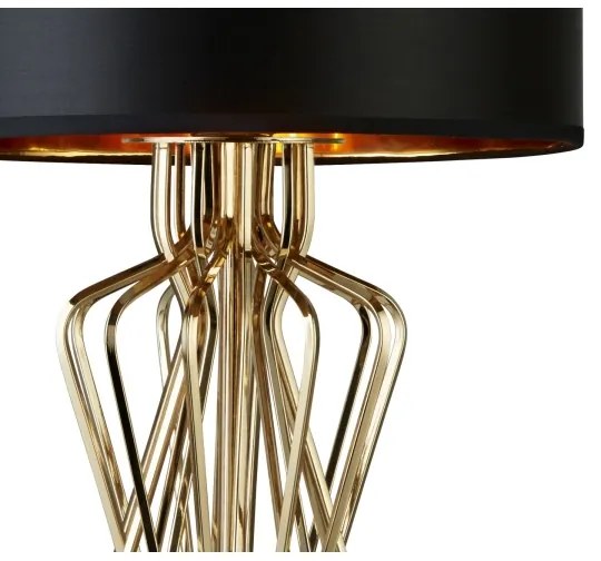 Searchlight EU4110GO - Asztali lámpa ETHAN 1xE27/60W/230V