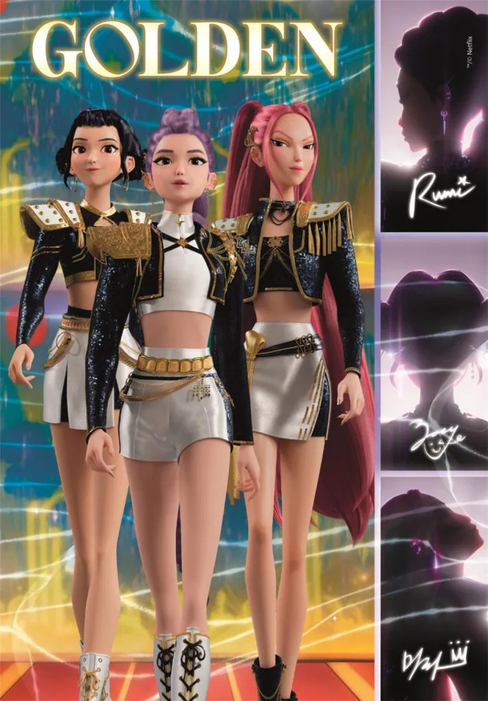 K-pop Démonvadászok Golden 180 db-os puzzle Clementoni