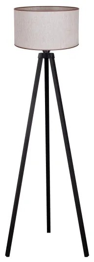 Duolla - Állólámpa 1xE27/60W/230V átm. 44 cm bézs/wenge