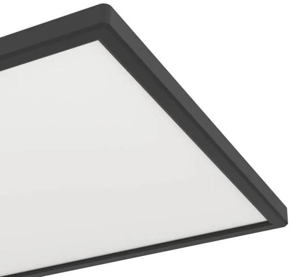 Eglo 901445-LED Fürdőszobai mennyezeti lámpa ROVITO 17,2W/230V 30x57cm IP44 fekete