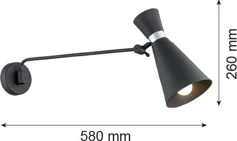 Argon LUKKA 3893 Fali lámpa 1x15W/E27 IP20