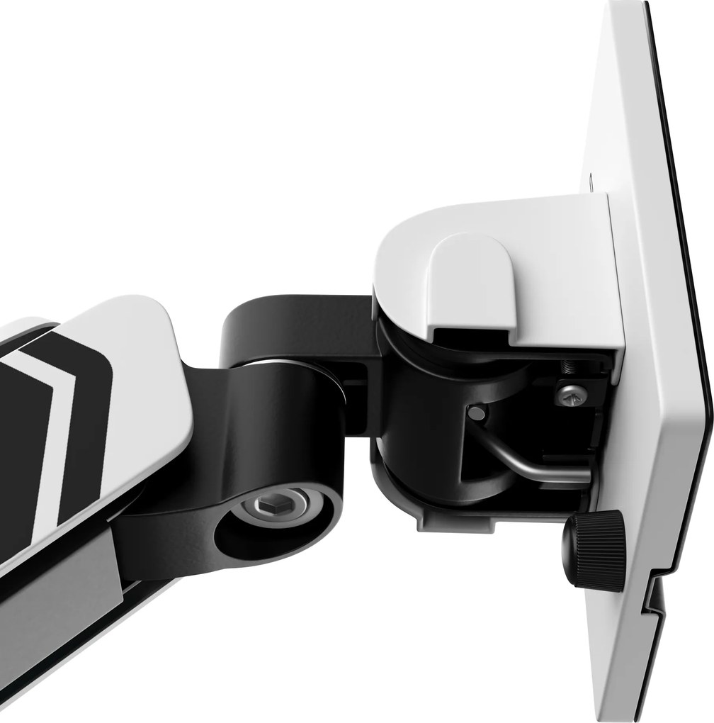 Dupla monitortartó 35" RGB fehér-fekete: Diablo X-Arm Dual