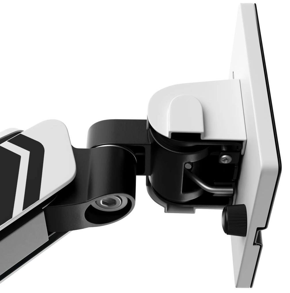Képernyőállvány két 49 hüvelykes monitorhoz, fehér-fekete X-Arm Dual RGB