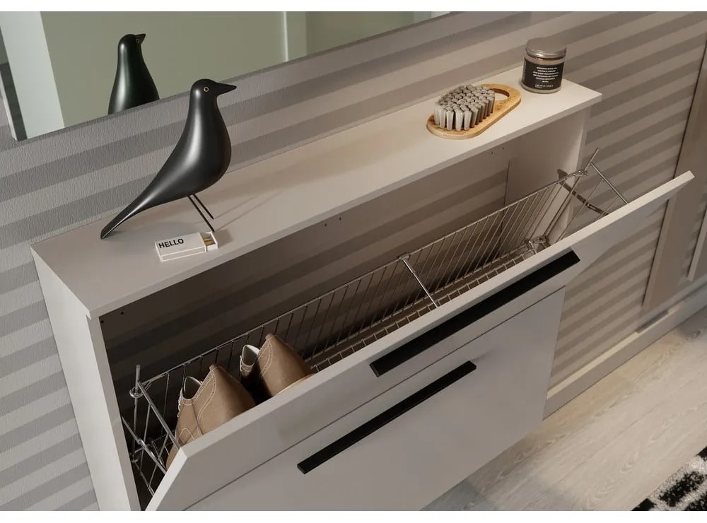 Szürkésbézs függő ciptartó billenő fiókokkal Utah - Germania