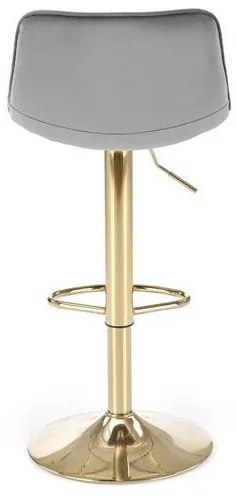 H-117 bárszék szürke, arany