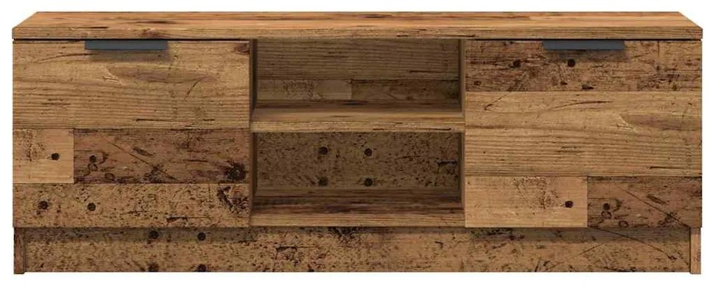 TV szekrény Régi fa 102x35x36,5 cm Gépelt fa