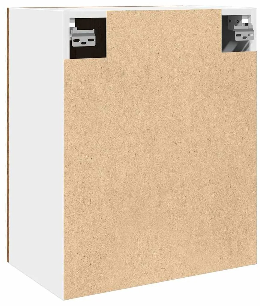 2 db antik fa színű szerelt fa függő szekrény 50 x 31 x 60 cm