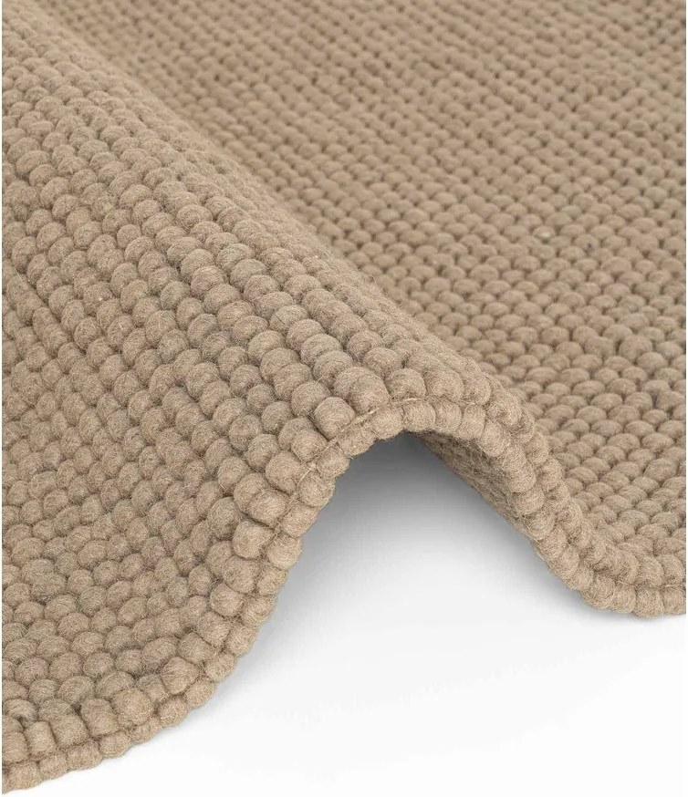 Natúr színű kézi szövésű gyapjú kerek szőnyeg ø 200 cm Richmond Diana – Ted Baker