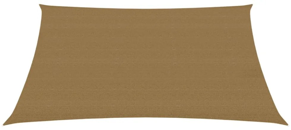 tópszínű HDPE napvitorla 160 g/m² 2 x 3 m