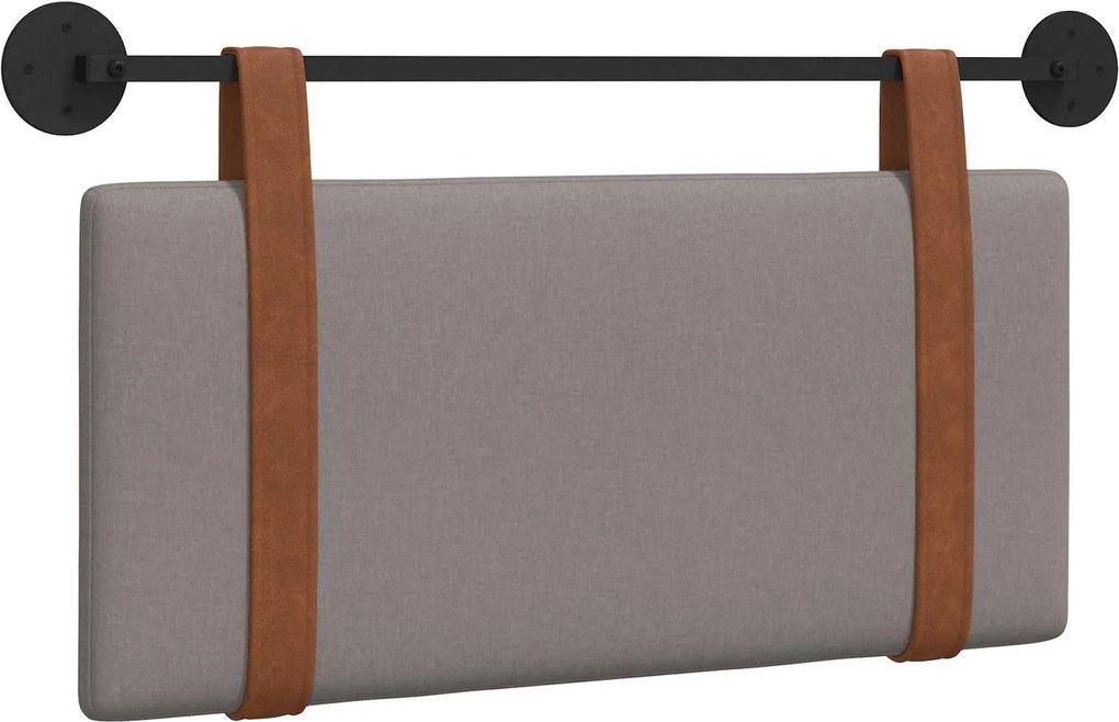 vidaXL Fali Fejtámla Falra szerelhető Tópszínű 80 x 40 cm Faanyag