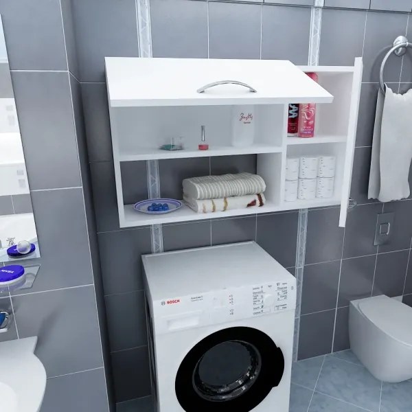 Fali szekrény AKASYA 52x90 cm fehér