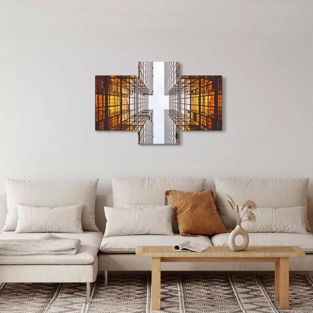 Felhőkarcoló képe (90x60 cm)