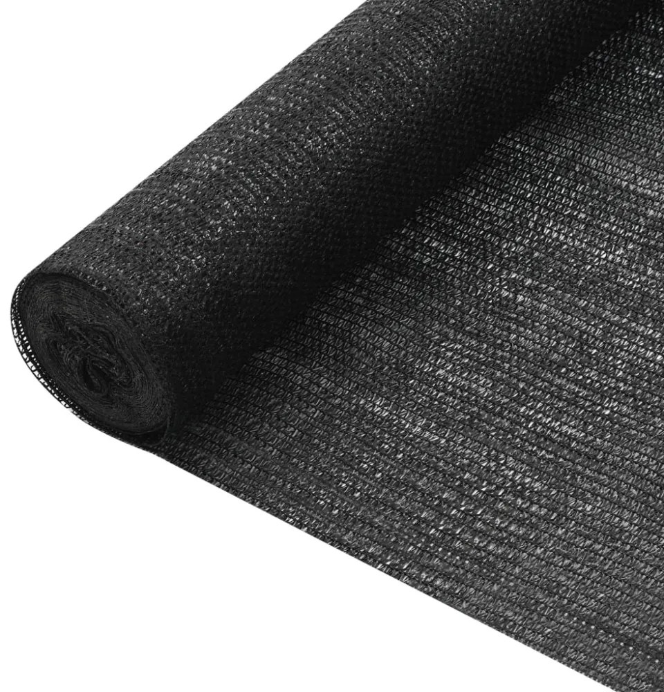 fekete HDPE belátásgátló háló 3,6 x 10 m 75 g/m²