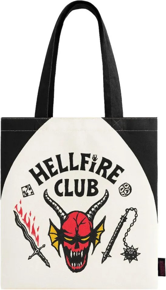 Stranger Things Hellfire Club shopping bag, bevásárlótáska 40 cm
