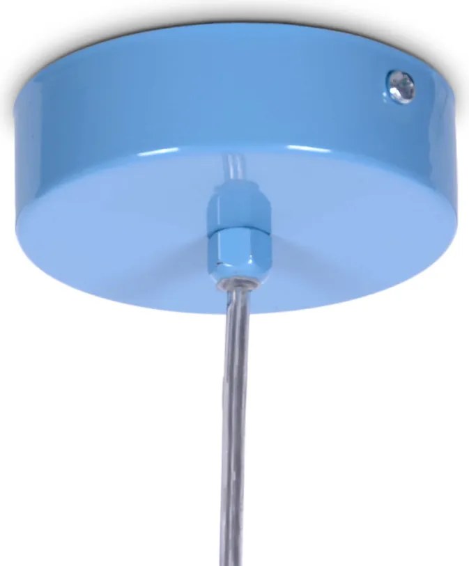 KAJA KP-21_NIEBIESKI NIEBIESKI Modern Függesztett Lámpa Kék E27 IP20
