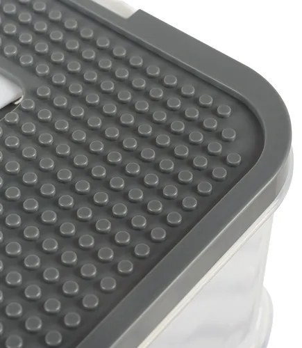 KRUZZEL 3 szintes doboz építőkockákra - játékrendszerező - Kruzzel