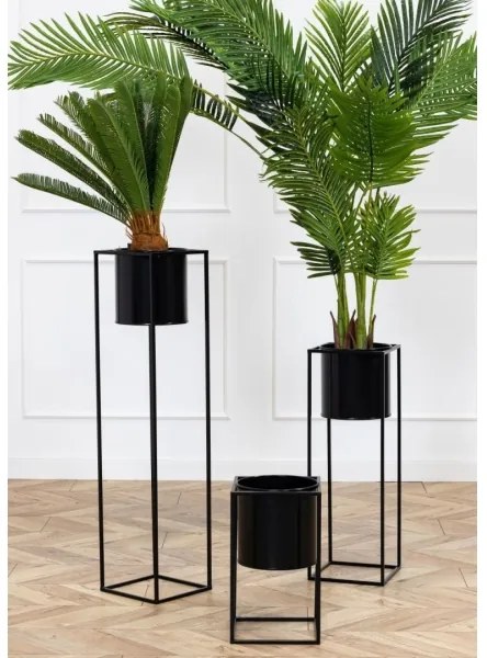 RING virágtartó állvány 40x23 cm fekete