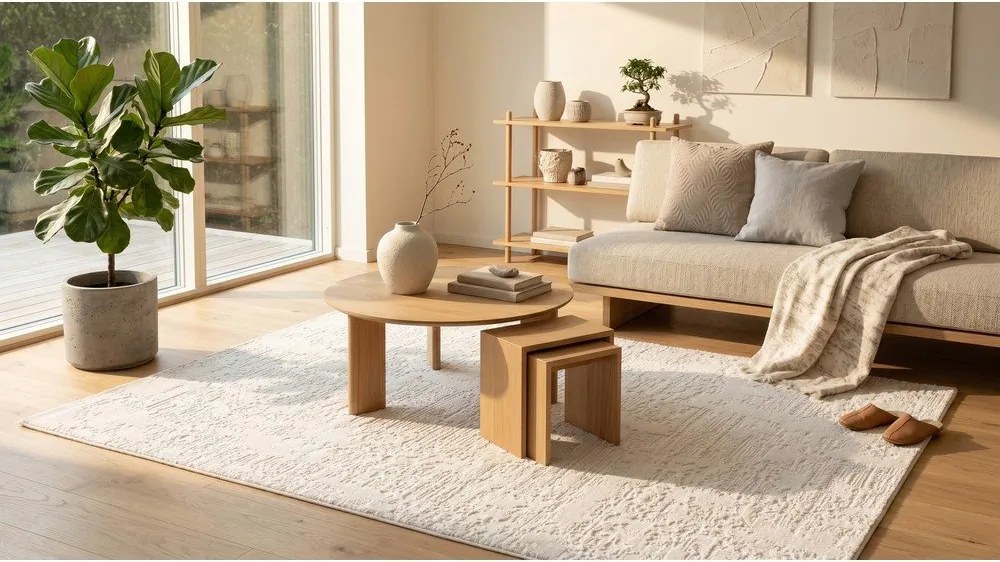 Krémszínű szőnyeg 200x290 cm Celeste – ESTE