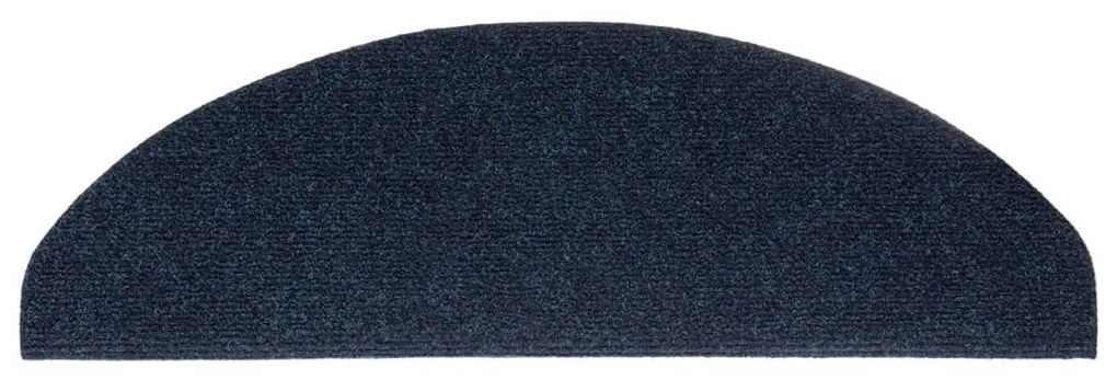 5 db öntapadós lépcsőszőnyeg 65 x 21 x 4 cm sötétkék félkör alakú nagy