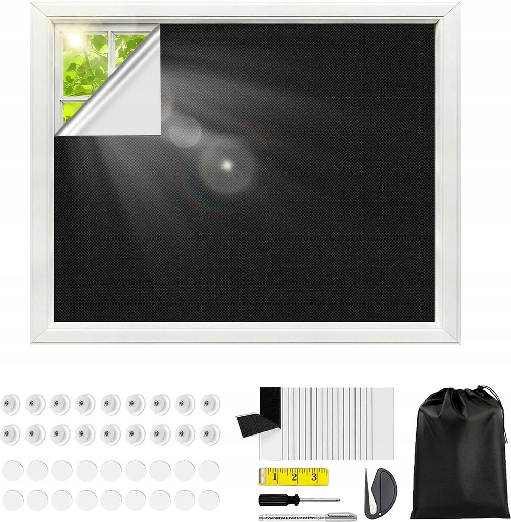 Sötétítő Roló 145x200cm Tapadókorongos sötétítő szövet