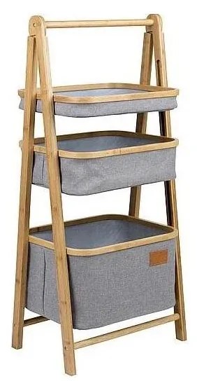 Összecsukható állvány kosarakkal