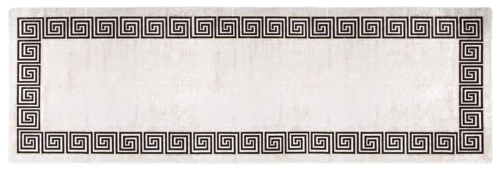 világosbézs csúszásmentes mosható szőnyeg 80 x 300 cm