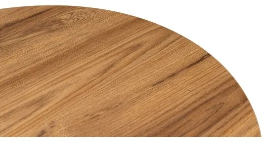 Kávésasztal OVAL 60x120 cm barna