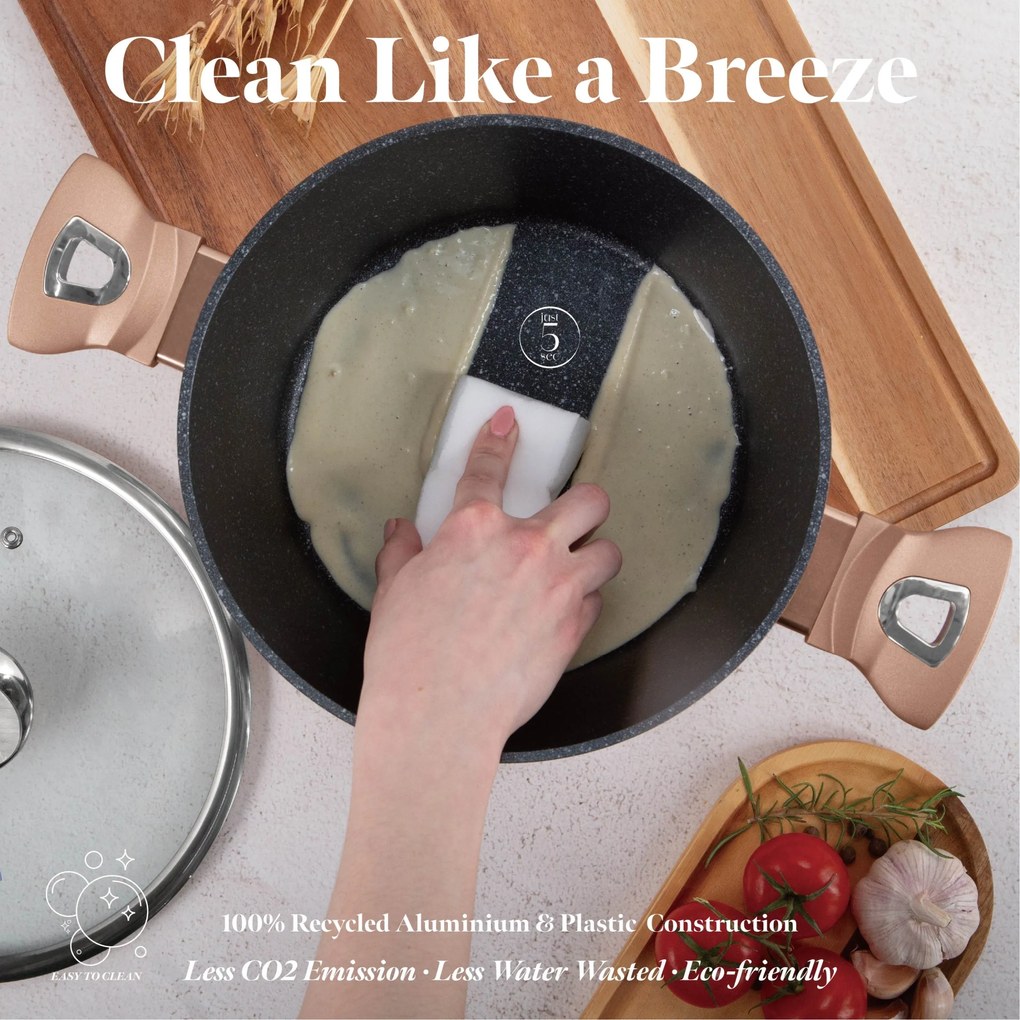 Berlinger Haus 14+2 részes edénykészlet Metallic Line Rose Gold Edition