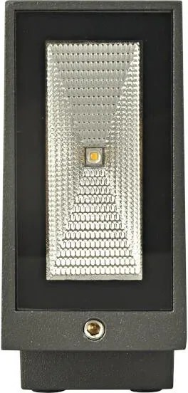 POLUX 319814 ORLEAN Modern Kültéri Fali Lámpa Grafit LED IP44