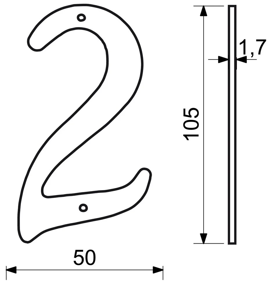 "2" számú ház, RN.105HR, fekete