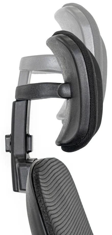 Flexo ergonomikus irodai forgószék deréktámasszal fekete