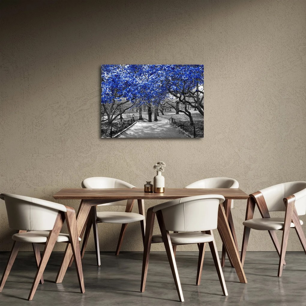 Kép - Kék fák, Central Park, New York (70x50 cm)