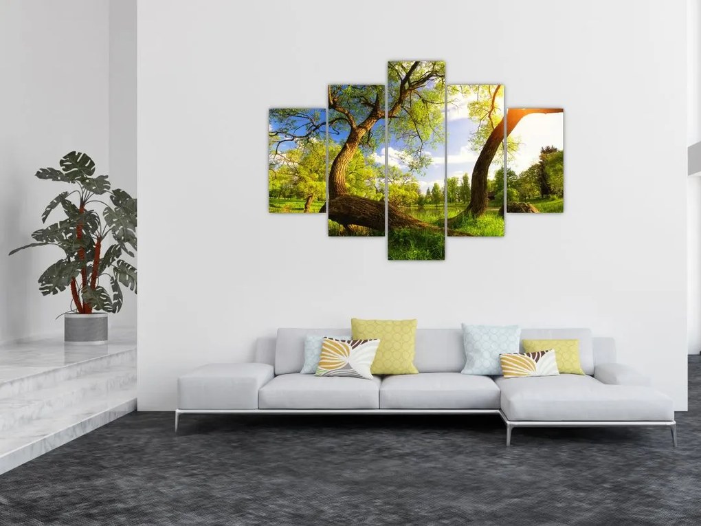 Kép egy tavaszi rétről (150x105 cm)