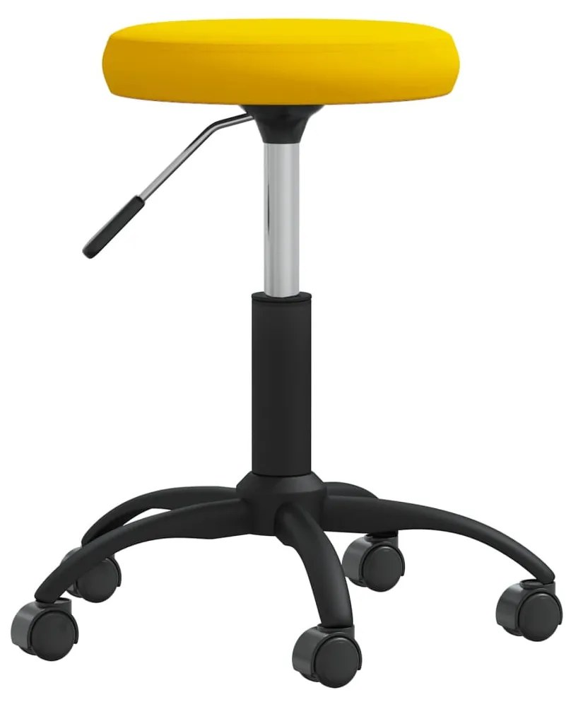 mustársárga bársony étkezőszék