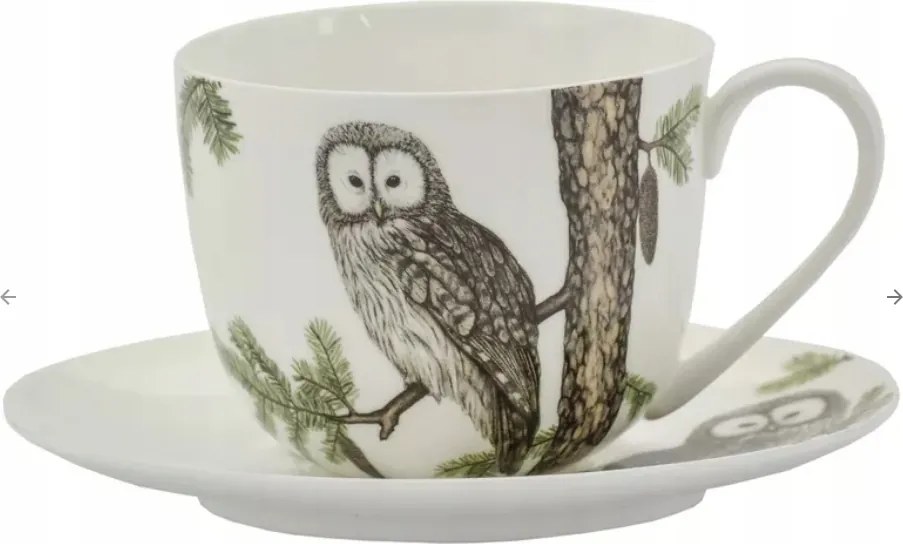 Csésze csészealjjal 1+1 db-os porcelán szett 280 ml